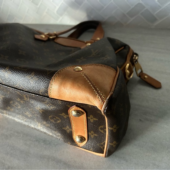 Louis Vuitton Brown and Tan Monogram Duffel Bag - Picture 9 of 12